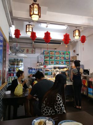 Counter at Yi Xin Vegetarian 一心素食 in Central Singapore