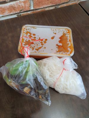 Assam laksa  ~ Circuit Breaker Period at Yi Xin Vegetarian 一心素食 in Central Singapore