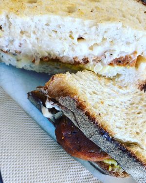 Reuben Toastie at The Milko in Woodend