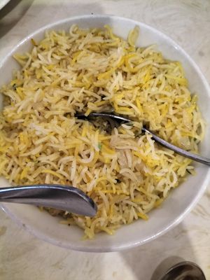 Lemon rice at Yashoda Indian Restaurant in Nha Trang