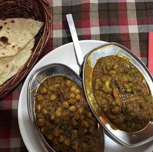 The best channa masala and veg curry I ve ever eaten!  at Marwadi Restaurant in Pokhara