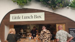 One of the eateries at Eden Project in St Austell