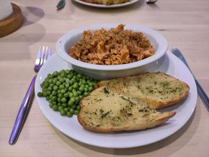Eden pasta at Eden Project in St Austell