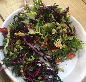 Amazing salad, really fresh and zingy! From the Mexican Street food counter at Eden Project in St Austell