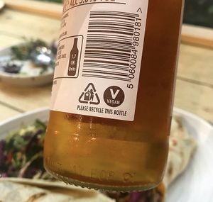Clearly labelled vegan, Cornish cider! 🍎  at Eden Project in St Austell