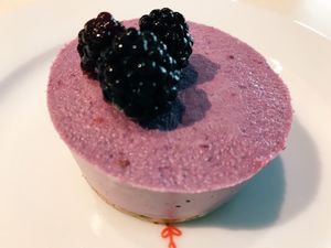 Vegan Cheesecake at Cafe 11 in Istanbul