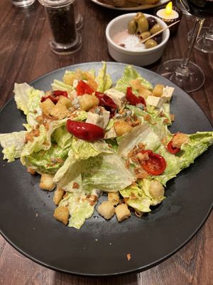 Cesar salad   at Wulf & Lamb Chelsea in London