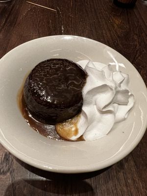 Toffee pudding   at Wulf & Lamb Chelsea in London