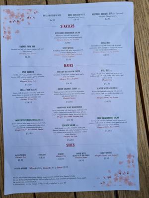 Menu at Wulf & Lamb Chelsea in London