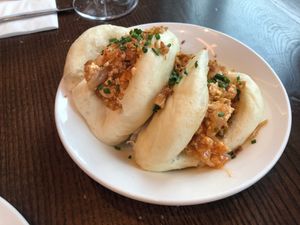 Smoked Tofu Bao at Wulf & Lamb Chelsea in London