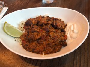 Chilli 'Non' Carne at Wulf & Lamb Chelsea in London