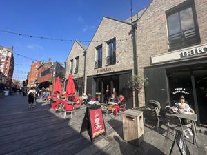 Lovely street scene with W&L in   at Wulf & Lamb Chelsea in London