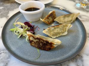 Spicy Gyoza  at Wulf & Lamb Chelsea in London