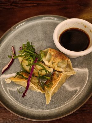 Spicy gyoza at Wulf & Lamb Chelsea in London