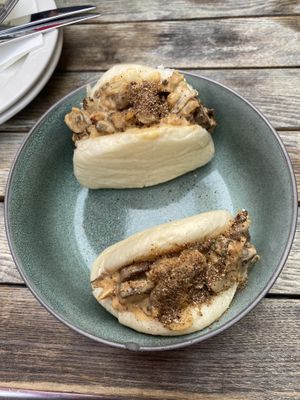 Cauli Mushroom Bao  at Wulf & Lamb Chelsea in London