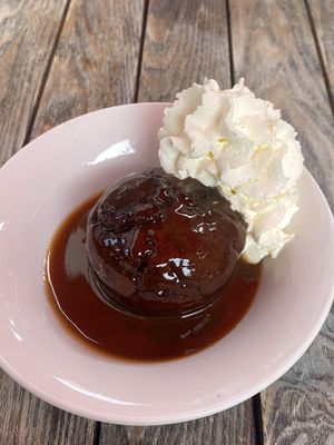 Toffee pudding  at Wulf & Lamb Chelsea in London