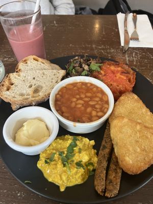 Wulf breakfastt  at Wulf & Lamb Chelsea in London