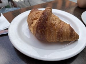 Vegan croissant   at Wulf & Lamb Chelsea in London