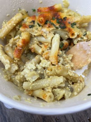 Mac and cheese- texture seems off  at Wulf & Lamb Chelsea in London