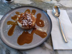 Banoffee cheesecake at Wulf & Lamb Chelsea in London