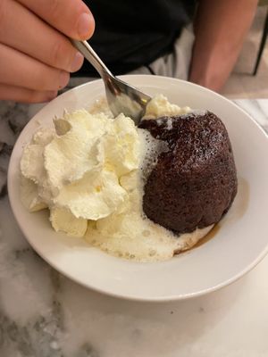 Toffee pudding   at Wulf & Lamb Chelsea in London