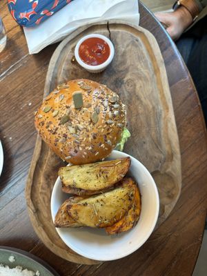Burger - ok   at Wulf & Lamb Chelsea in London