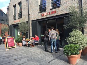 from the outside  at Wulf & Lamb Chelsea in London