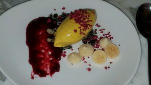 cheesecake at Wulf & Lamb Chelsea in London