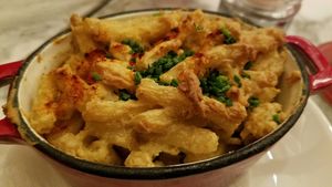 mac n cheese at Wulf & Lamb Chelsea in London