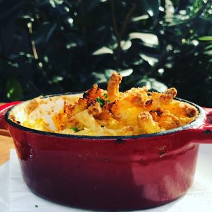 Mac and cheese at Wulf & Lamb Chelsea in London