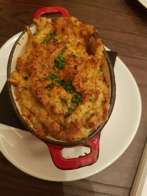 Mac n cheese at Wulf & Lamb Chelsea in London