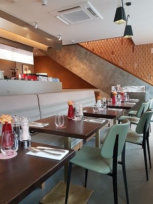 interior at Wulf & Lamb Chelsea in London