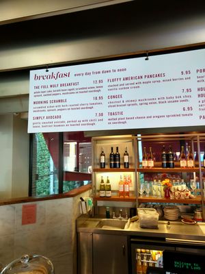 menu at Wulf & Lamb Chelsea in London