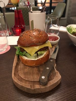 Wulf Burger  at Wulf & Lamb Chelsea in London