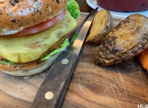 Burger at Wulf & Lamb Chelsea in London