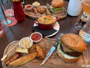 Burgers at Wulf & Lamb Chelsea in London