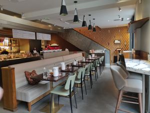 Ground floor of Restaurant at Wulf & Lamb Chelsea in London