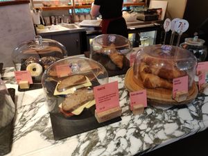 Sandwiches and Pastries of the day at Wulf & Lamb Chelsea in London