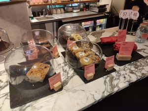 Desserts of the day at Wulf & Lamb Chelsea in London