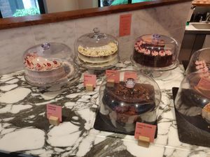 Cakes of the day at Wulf & Lamb Chelsea in London