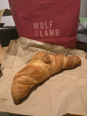 Plain Vegan Croissant [£1.50]  at Wulf & Lamb Chelsea in London