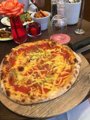 Margarita Pizza at Wulf & Lamb Chelsea in London