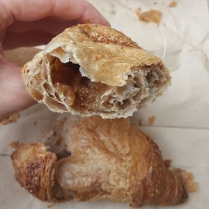 Fig and almond croissant (take away) at Wulf & Lamb Chelsea in London