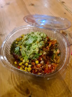 Vegan burrito 🥣 at Boojum - Hanover Quay in Dublin