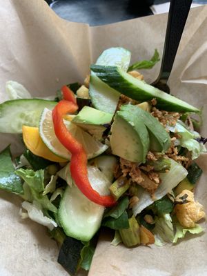 Rustic vegan potato  at Potato Valley Cafe in Annapolis