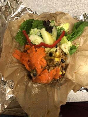 Vegetarian combo  at Potato Valley Cafe in Annapolis