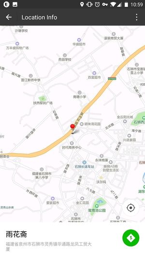 map location at Rain Flower Home in Jinjiang