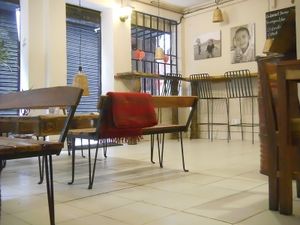 Café with no name, inside at The Cafe With No Name in Kathmandu