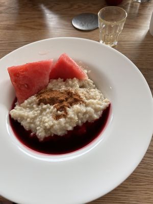 Milk rice   at Scandic Simonkenttä in Helsinki