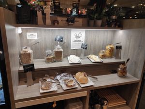 Gluten free station at Scandic Simonkenttä in Helsinki